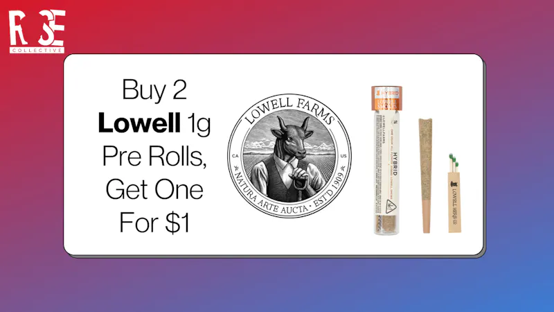 Rose Collective Cannabis & Weed Dispensary Lowell Preroll B2G1