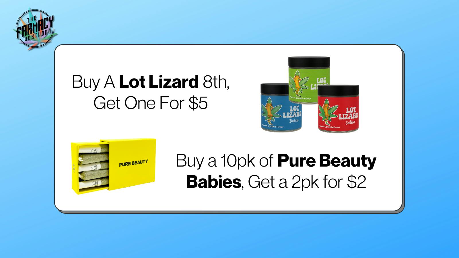 The Farmacy Westwood Lot Lizard B1G1 $5 | Pure Beauty Babies B1G1 $2