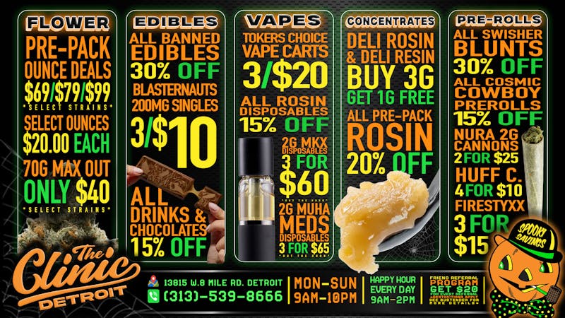 The Clinic - Detroit 8 Mile The Clinic Detroit Spooktacular Deals