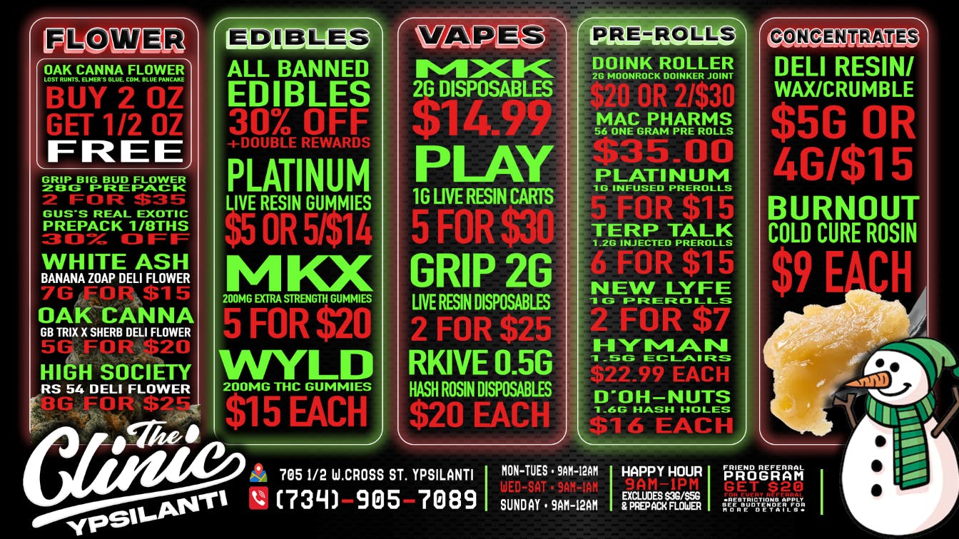 The Clinic - Ypsilanti The Clinic Ypsilanti Holiday Deals