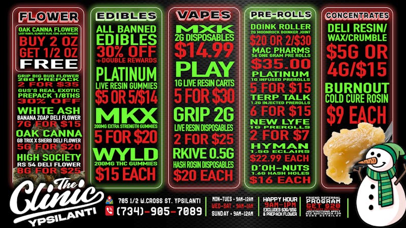 The Clinic - Ypsilanti The Clinic Ypsilanti Holiday Deals