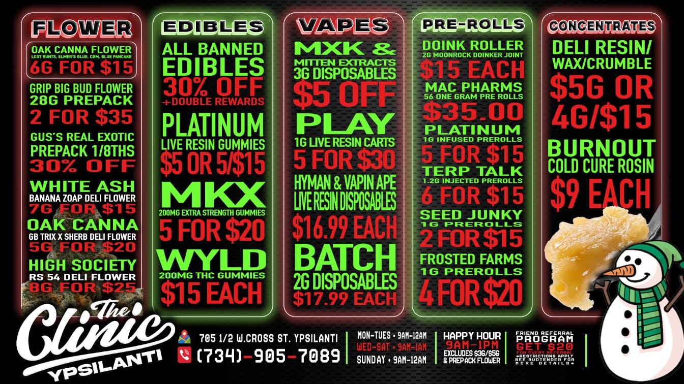 The Clinic - Ypsilanti The Clinic Ypsilanti Holiday Deals