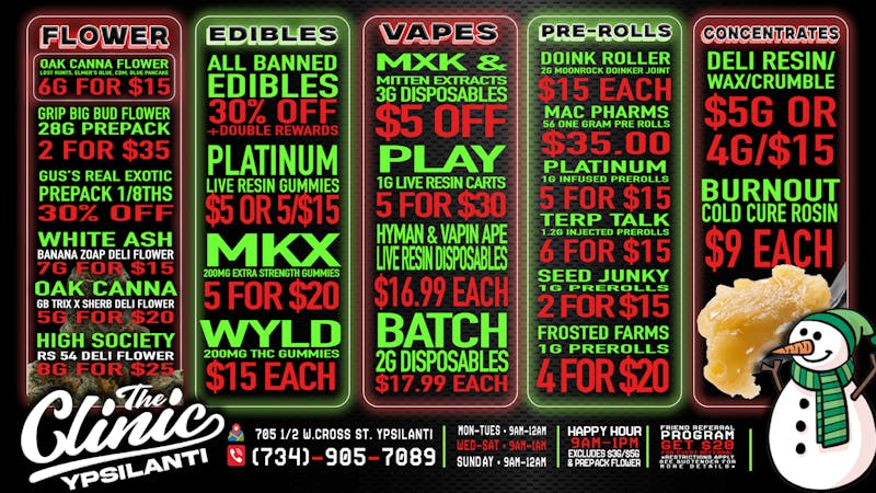 The Clinic - Ypsilanti The Clinic Ypsilanti Holiday Deals