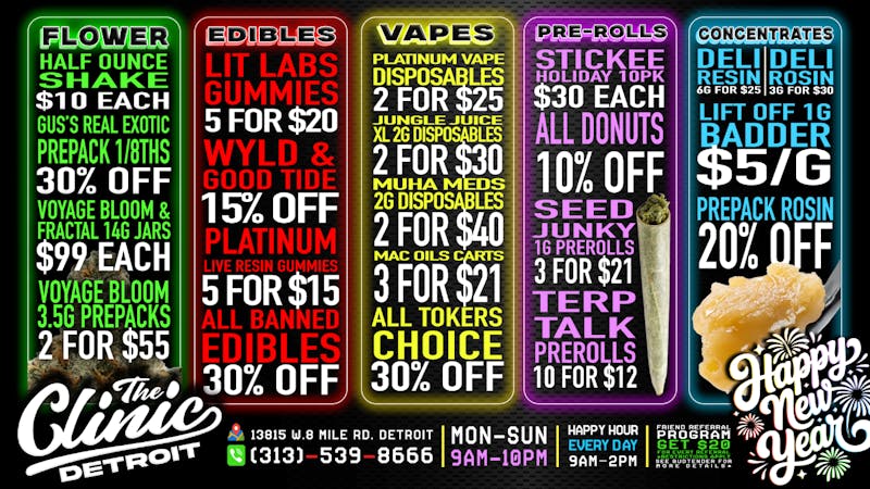The Clinic - Detroit 8 Mile The Clinic Detroit New Year Deals