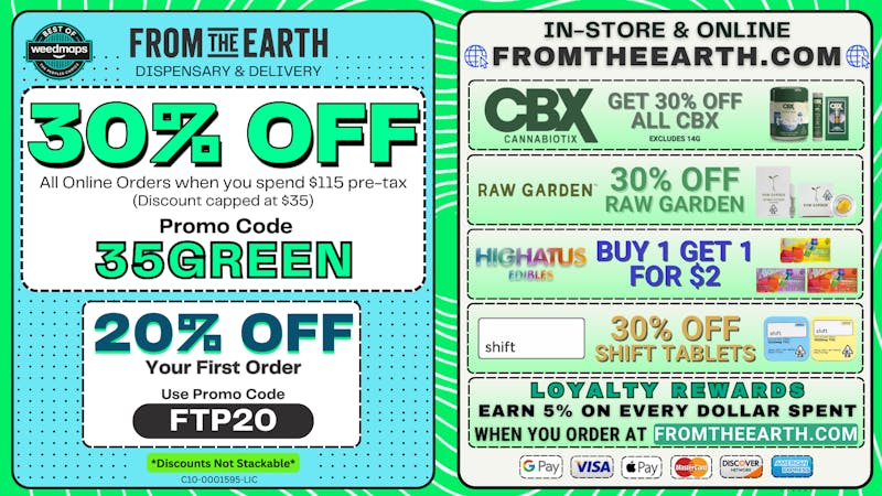 From The Earth 30% Off Orders & Daily Deals