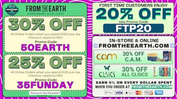 From the Earth – Delivery and Dispensary - Rancho Santa Margarita 30% Off Orders & 20% Off FTP