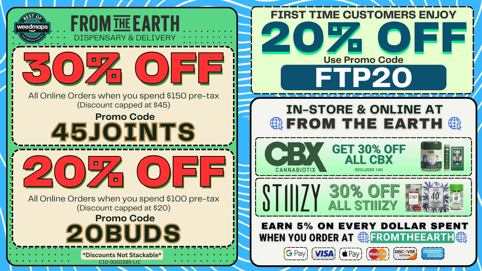 From the Earth – Delivery and Dispensary – Cerritos 30% Off Orders & 20% Off FTP