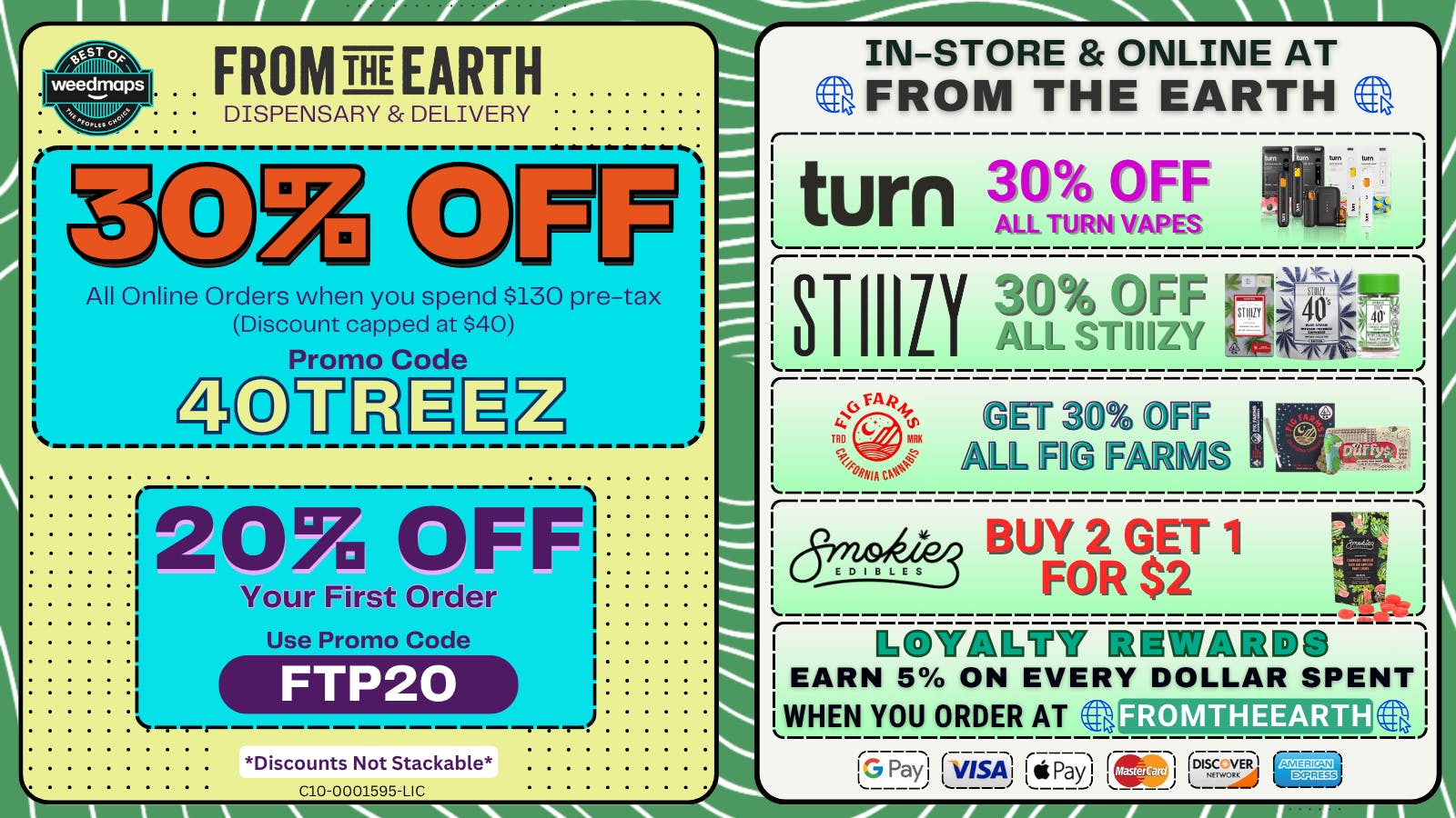 From The Earth - Delivery and Dispensary - Garden Grove 30% Off Orders & 20% Off FTP