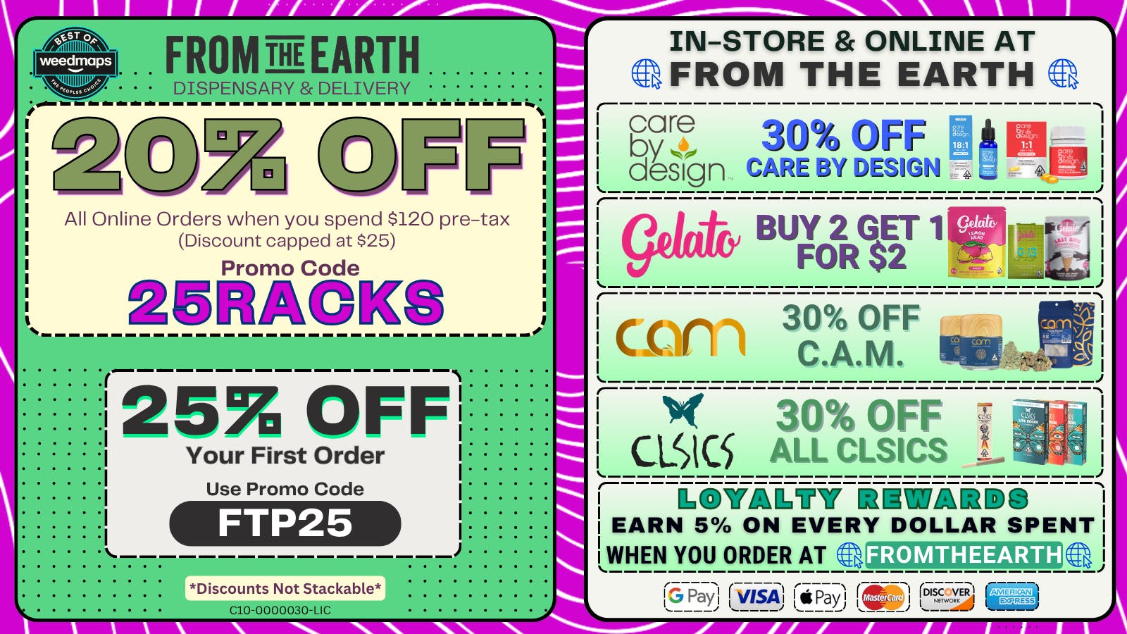 From the Earth – Santa Barbara - Delivery and Dispensary (NOW OPEN) 20% Off Orders & 25% Off FTP