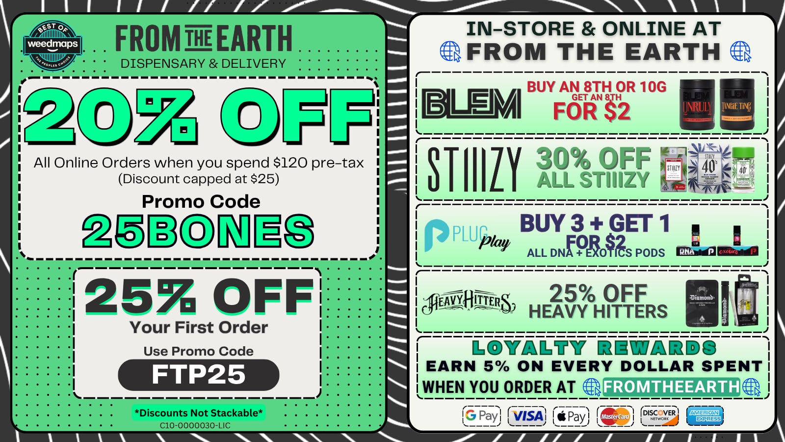 From the Earth – Santa Barbara - Delivery and Dispensary (NOW OPEN) 20% Off Orders & 25% Off FTP