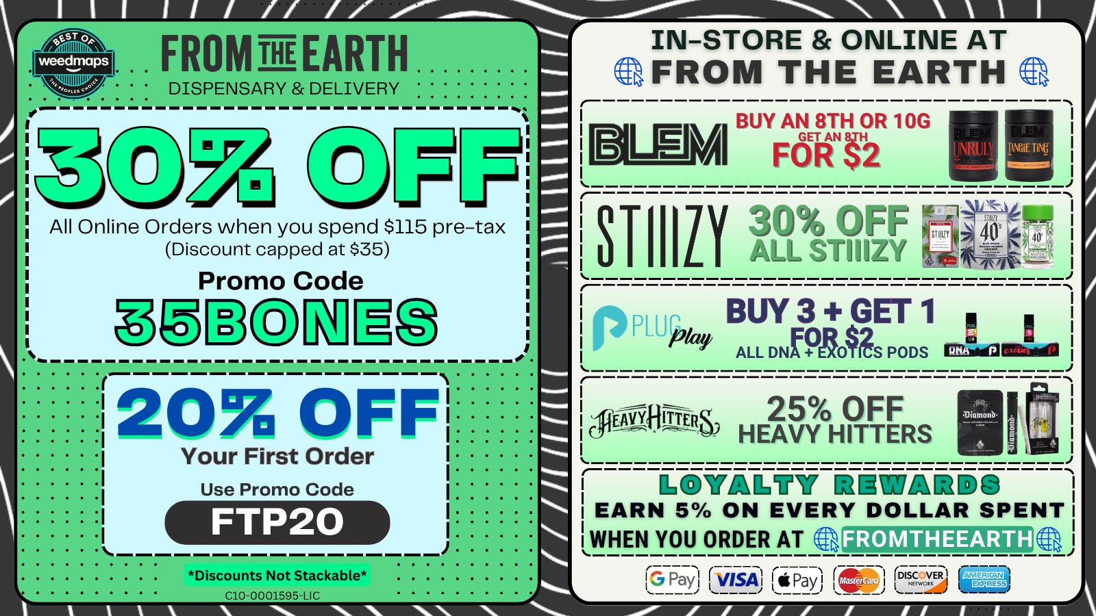 From the Earth – Delivery and Dispensary - Lake Forest 30% Off Orders & 20% Off FTP