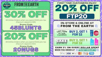 From the Earth – Delivery and Dispensary - Brea/La Habra 30% Off Orders & 20% Off FTP