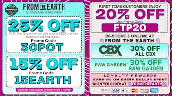From The Earth 25% Off Orders & 20% Off FTP