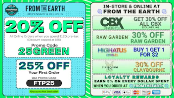 From the Earth – Carpinteria - Delivery and Dispensary (NOW OPEN) 20% Off Orders & 25% Off FTP (MONDAY DEALS)