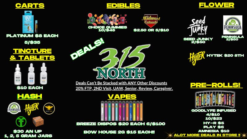 315 North 315 North Deals