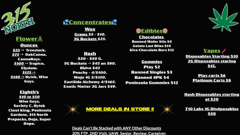 315 North DEALS! DEALS! DEALS!