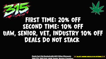 315 North Customer Discount's