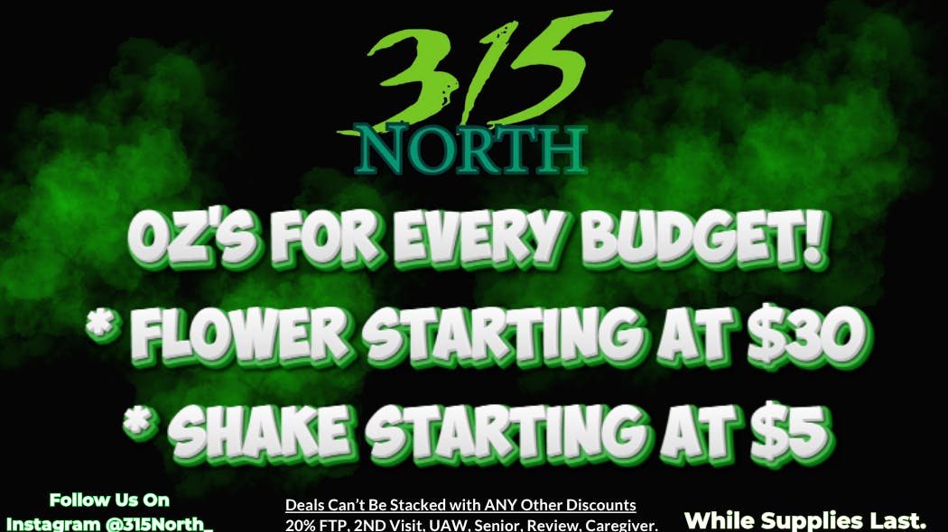 315 North 😮‍💨 Smoke More, Spend Less — OZ Deals 😎