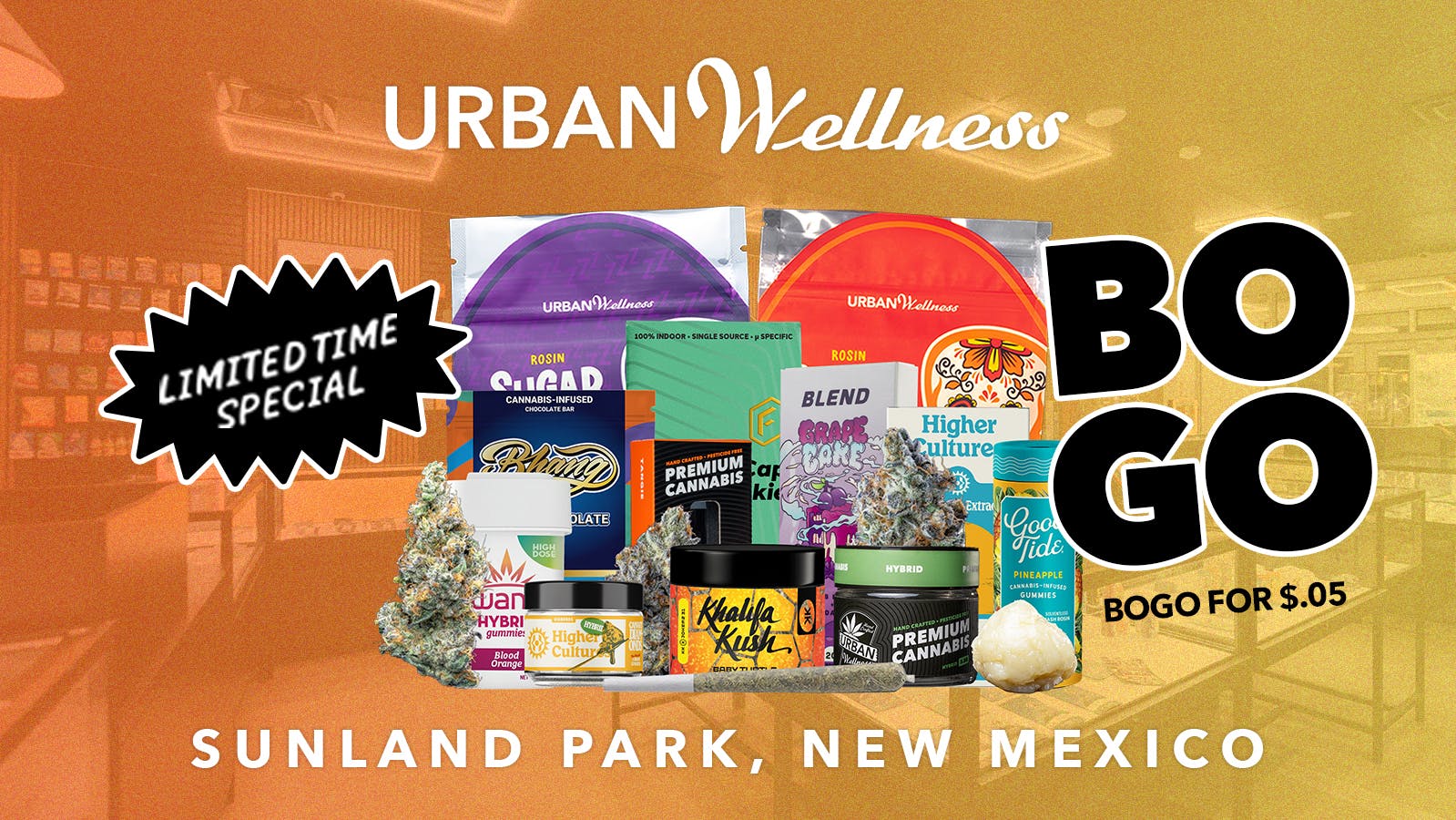 Urban Wellness - Sunland Park New Customer BOGO for a Nickel