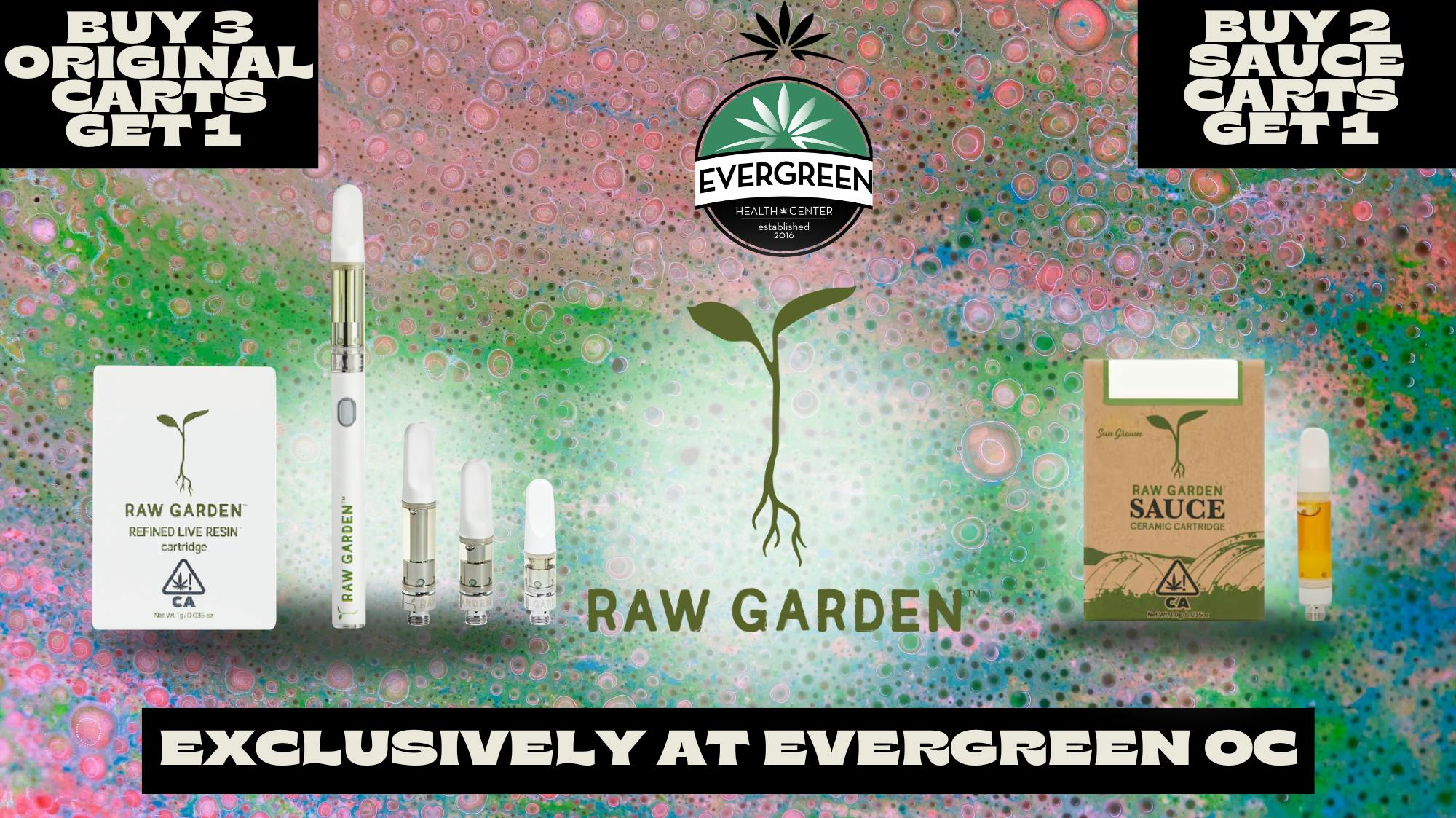 Evergreen OC ‼️Raw Garden Cart Special‼️