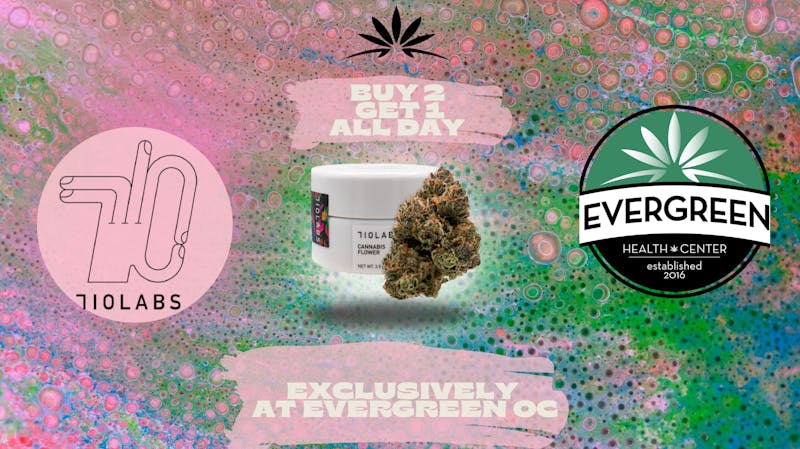 Evergreen OC 710 Labs B2G1 on 1/8th Jars