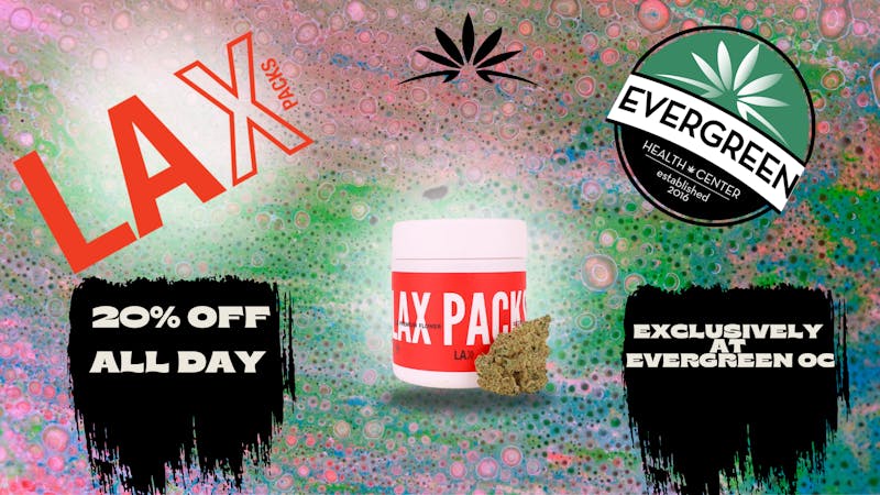 Evergreen OC ‼️20% Off LAX Packs‼️