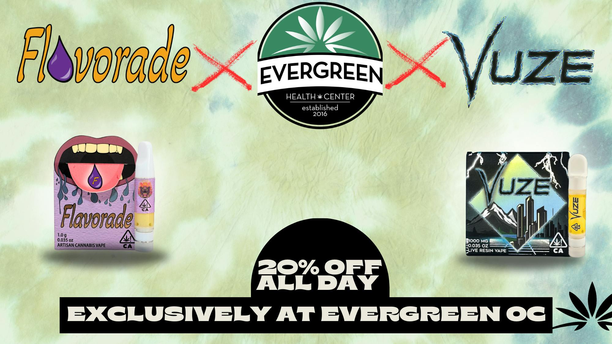 Evergreen OC ‼️20% Off Vuze & Flavorade‼️