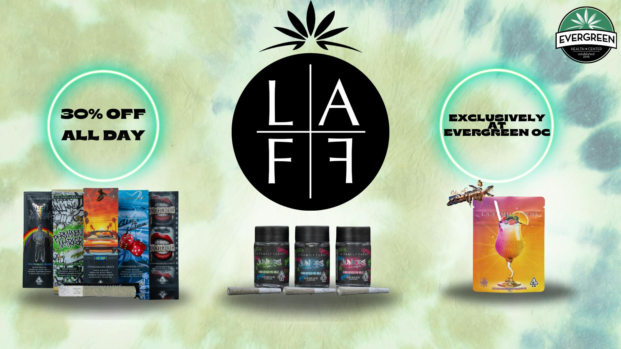 Evergreen OC ‼️30% Off L.A. Family Farms‼️