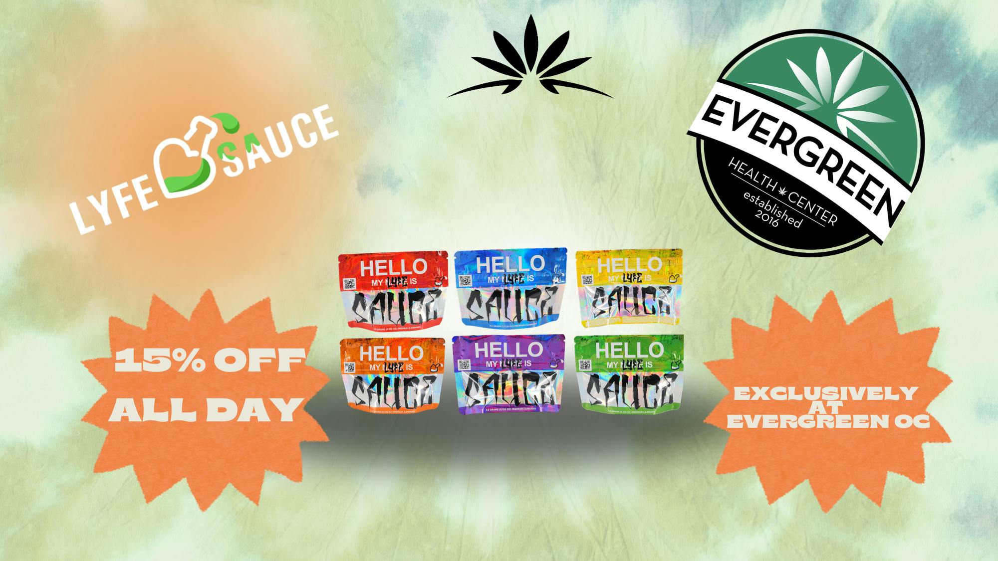 Evergreen OC Lyfe Sauce 15% OFF