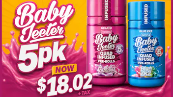 Club 78 Platinum Club Weed Dispensary BABY JEETERS 5PK FOR $18+TAX!