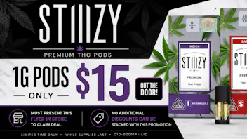 Club 78 Platinum Club Weed Dispensary 1G STIIIZY POD FOR $15!