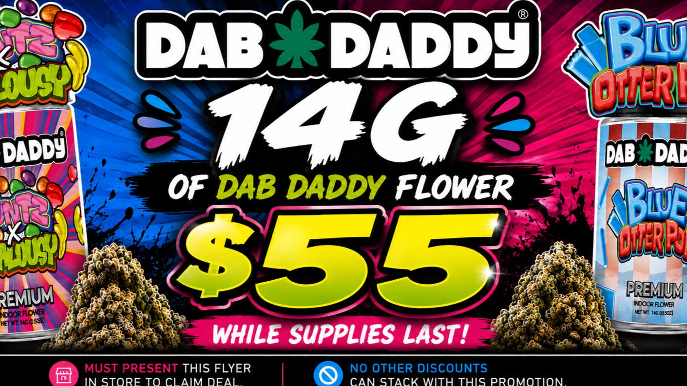 Club 78 Platinum Club Weed Dispensary DAB DADDY 14G FOR $55