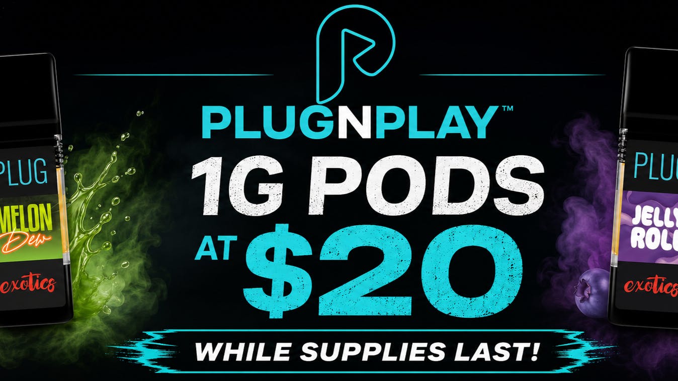Club 78 Platinum Club Weed Dispensary PLUGNPLAY 1G POD FOR $20!