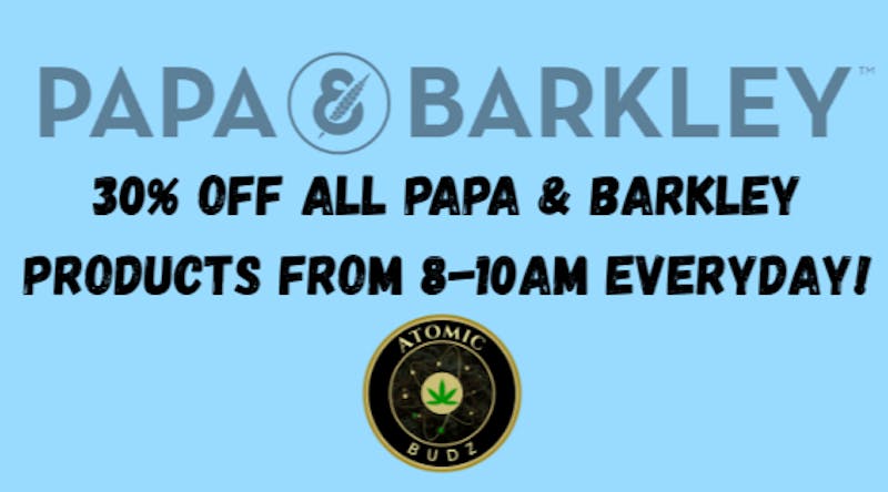 Atomic Budz Dispensary Papa & Barkley