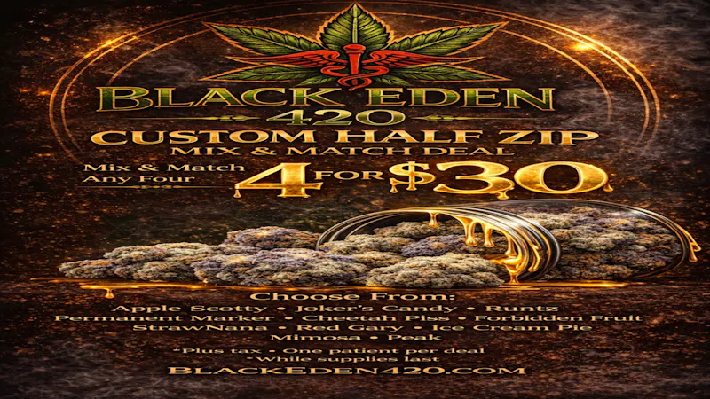 BLACK EDEN 420 4 FOR $30 IN-HOUSE DEAL 🚨