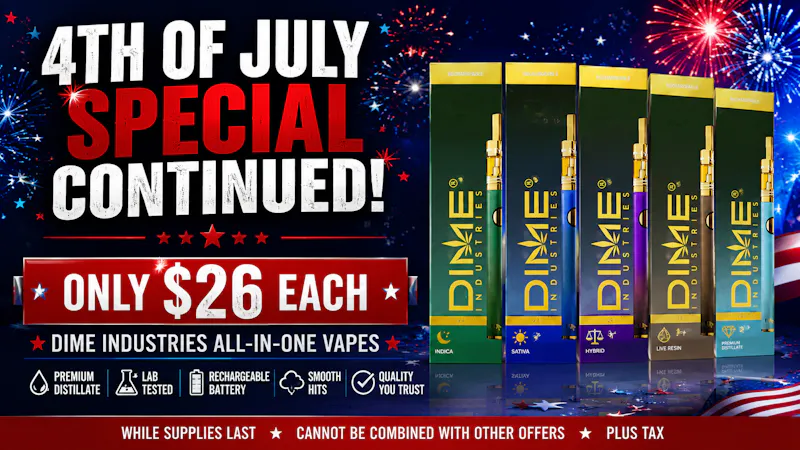 BLACK EDEN 420 🇺🇸 4th of July Special Continued!