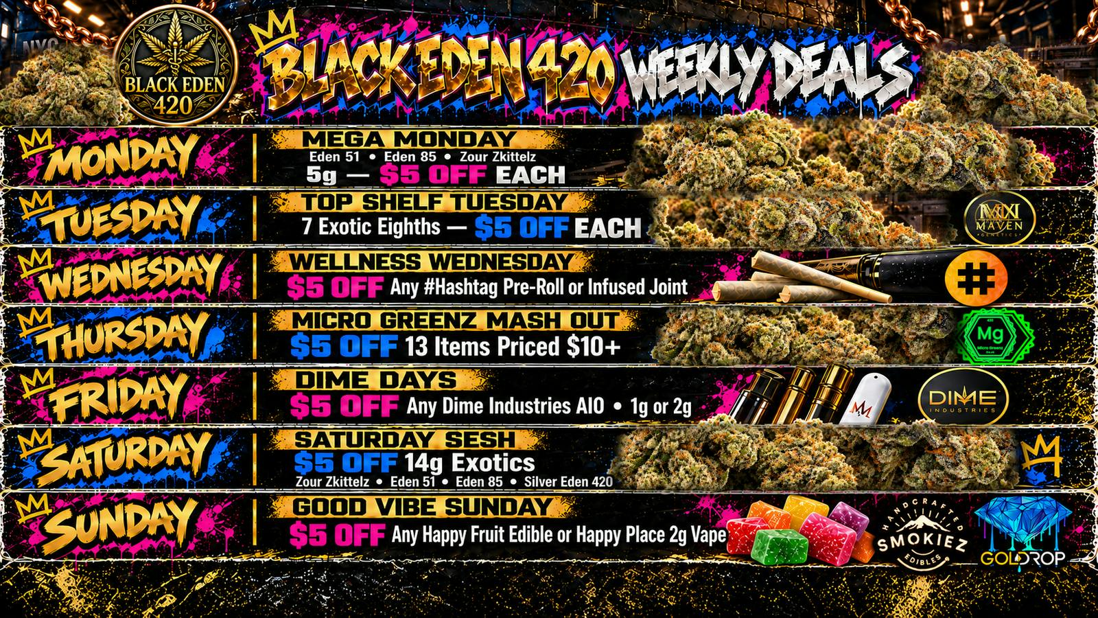BLACK EDEN 420 - Murrieta MICRO GREENZ MASH OUT