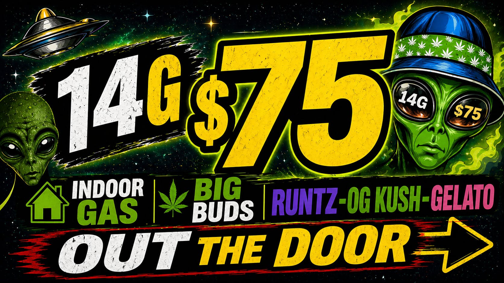 PAC LA $75 OTD - 14G OF STRAIGHT INDOOR GAS