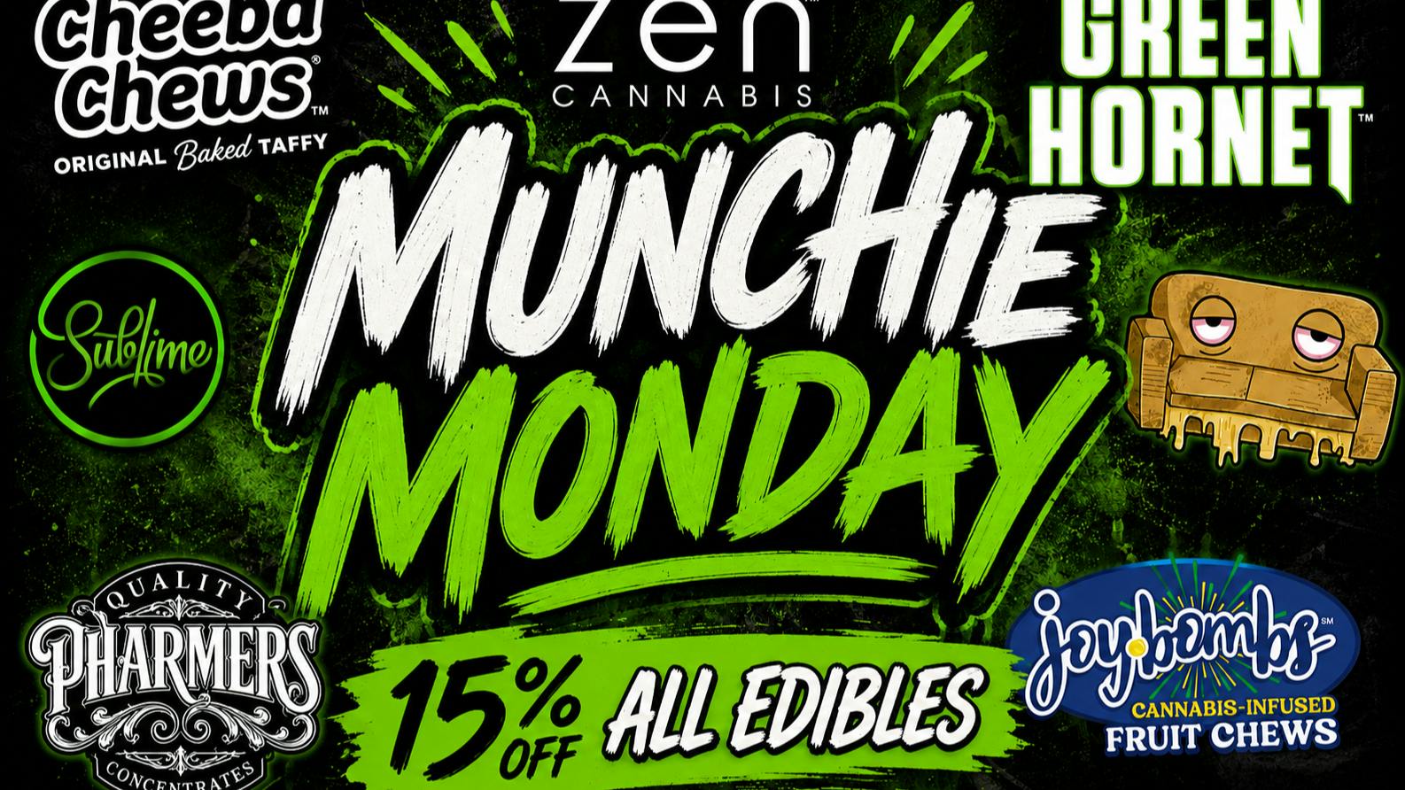Deliver Me THC MUNCHIE MONDAY - 15% OFF EDIBLES