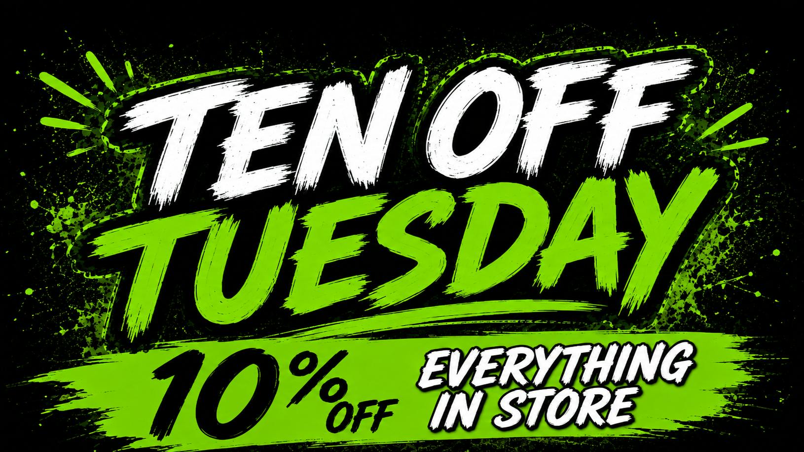 Deliver Me THC TEN-OFF TUESDAY - 10% OFF EVERYT