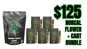 NorCal Holistics Delivery - South Sacramento NorCal Flower & Cart Bundle $125