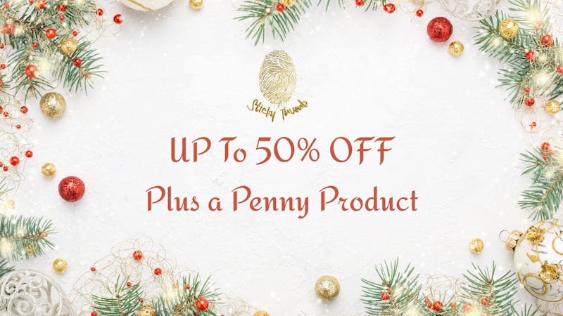 Sticky Thumb Delivery Up to 50% OFF Selected Products