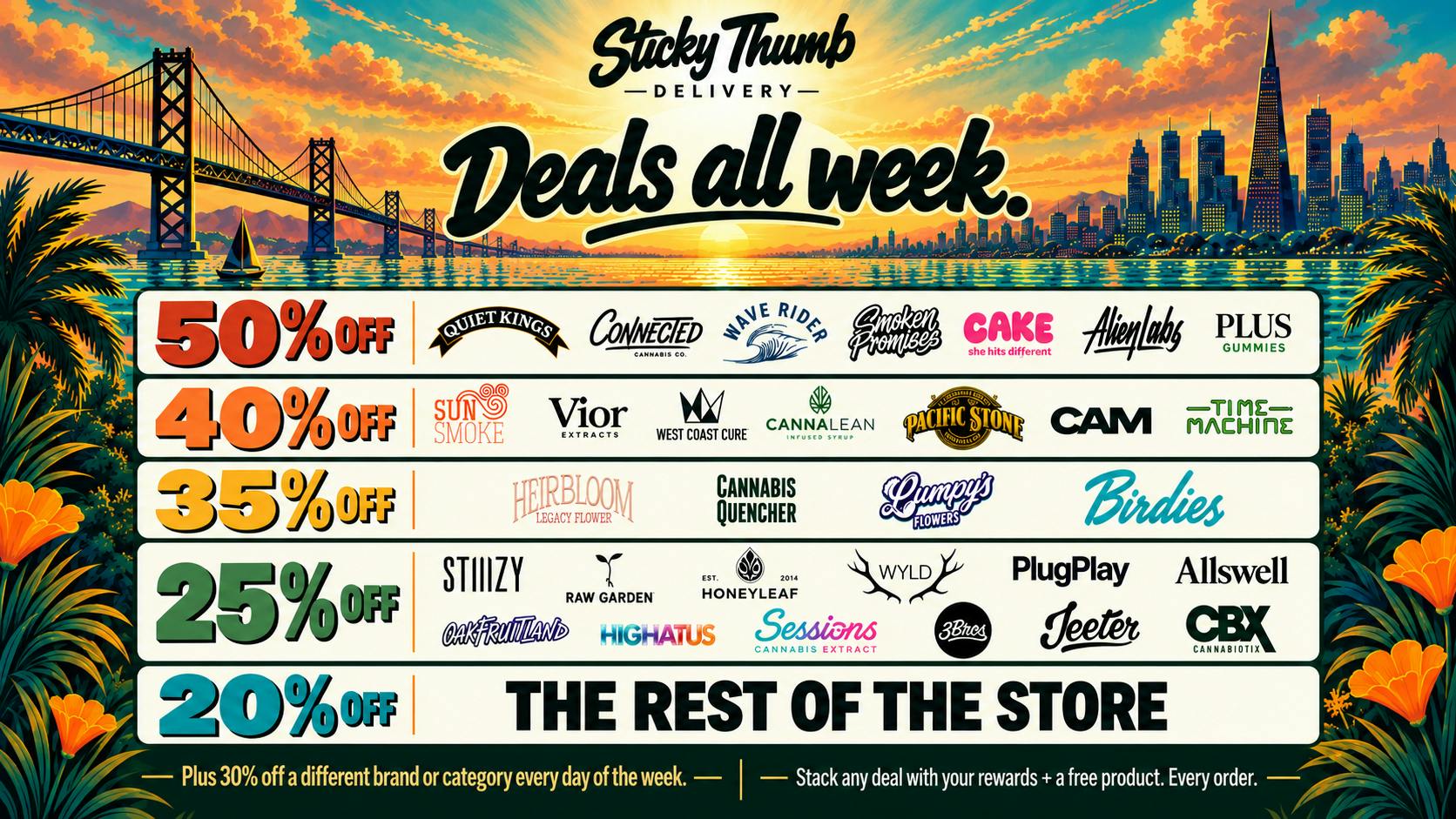 Sticky Thumb Up to 50% OFF Storewide