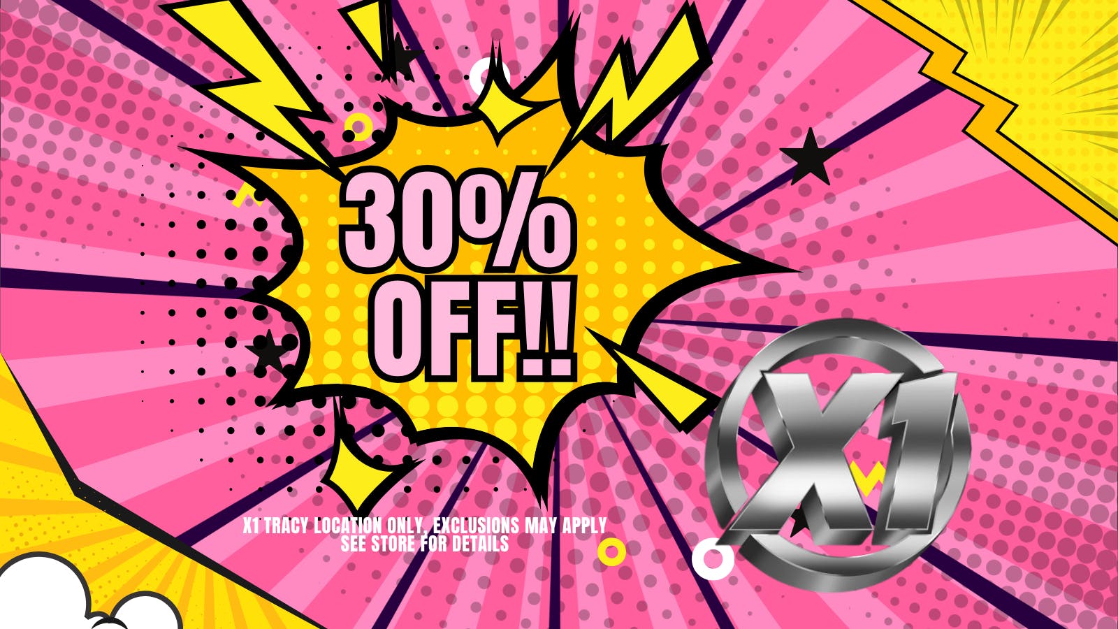 X1 30% OFF!!!!!!!!