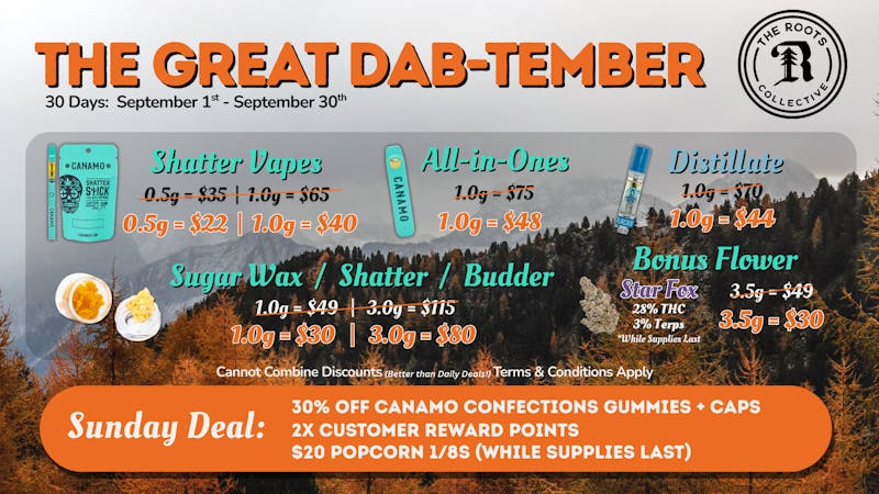 The Roots, Midtown Sunday Savings + DAB-Tember