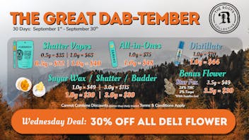 The Roots, Midtown Wednesday Flower + DAB-Tember