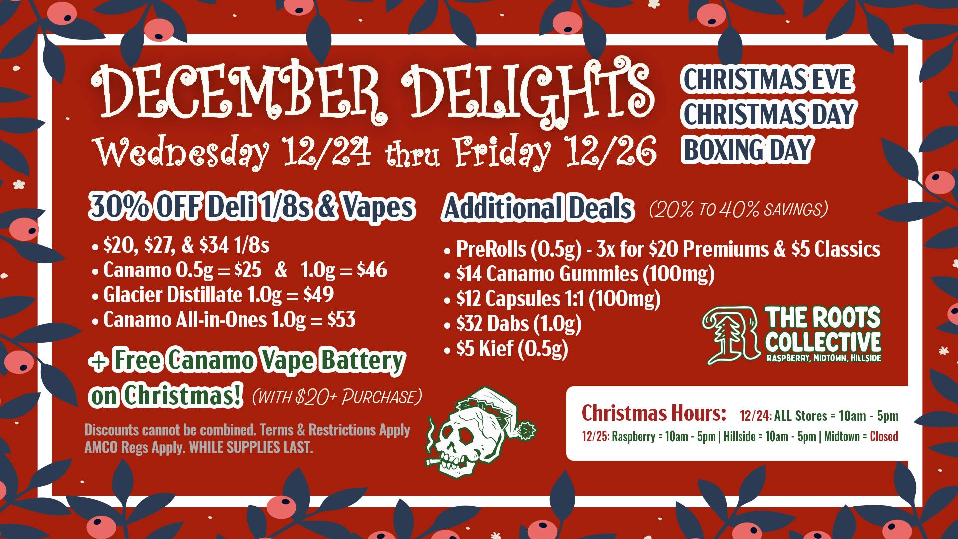 The Roots, Midtown Christmas Eve Delights