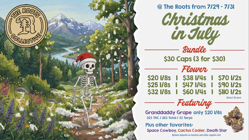The Roots, Raspberry Christmas in July Savings