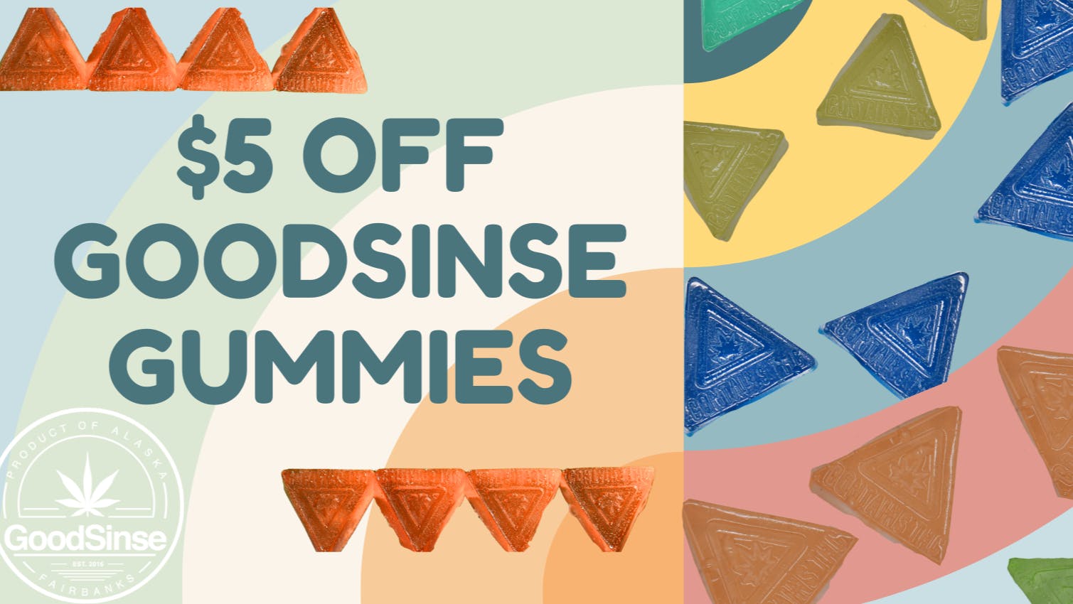 GoodSinse - East $5 Off One Gummies Pack!