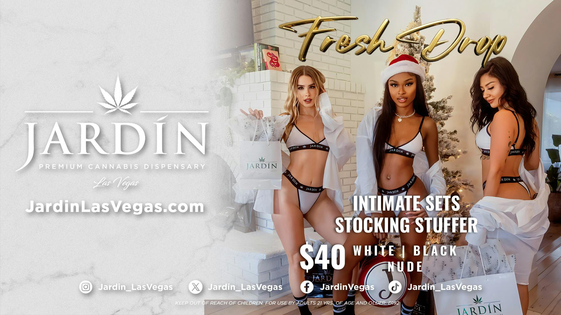Jardín Premium Cannabis Dispensary FRESH DROP INTIMATES SETS